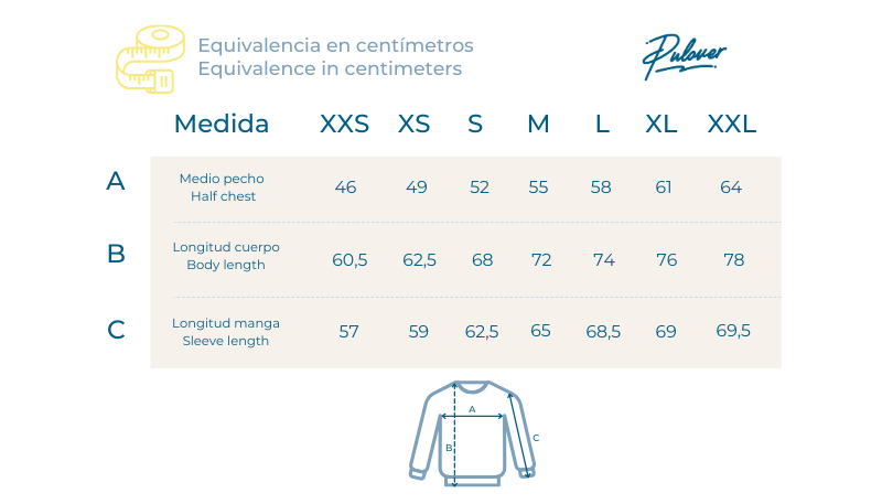 Tallas Charquito